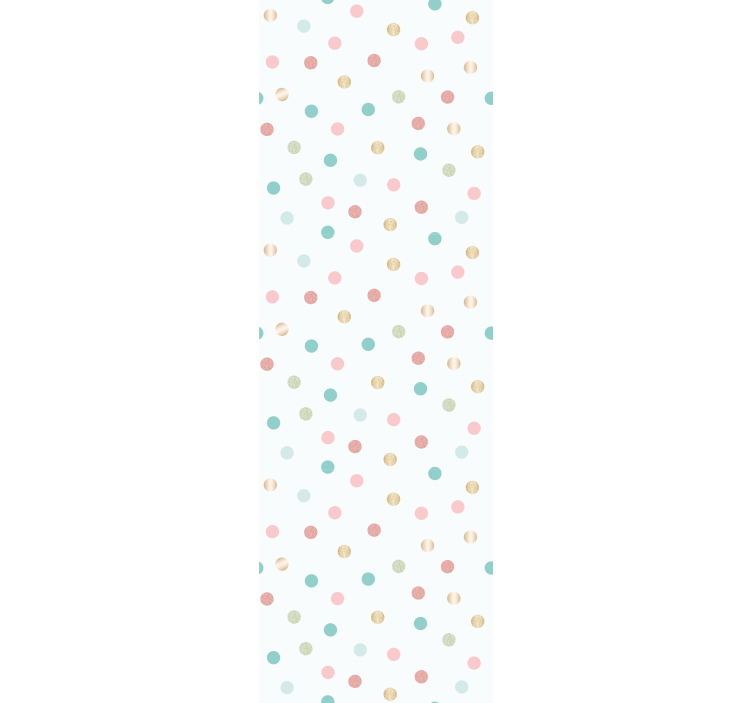 Children room roller blind with glitter confetti dots - TenStickers