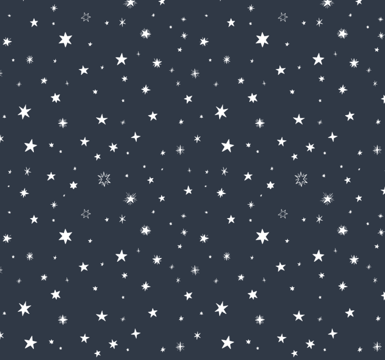 Children room roller blind starry night - TenStickers