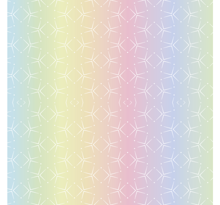 Children room roller blind glitter rainbow sky pastel - TenStickers