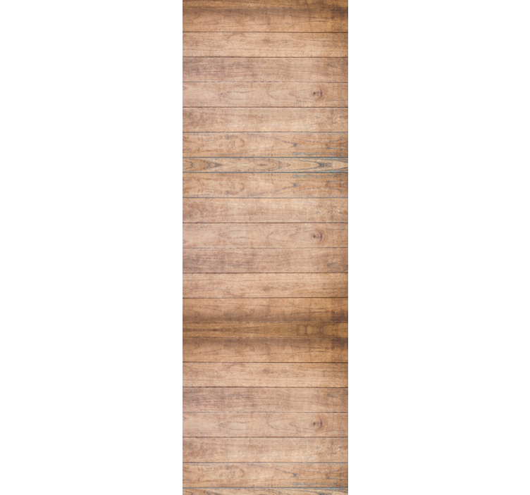 Office roller blind with horizontal rustic wood planks - TenStickers