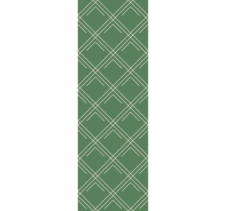 Green elegant squares office roller blind - TenStickers