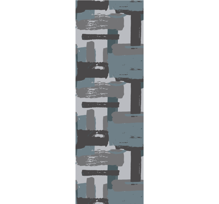 Teenage bedroom roller blind in pastel block colors - TenStickers