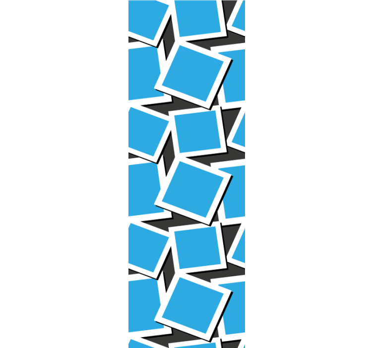 Teenage bedroom roller blind picture collage design - TenStickers