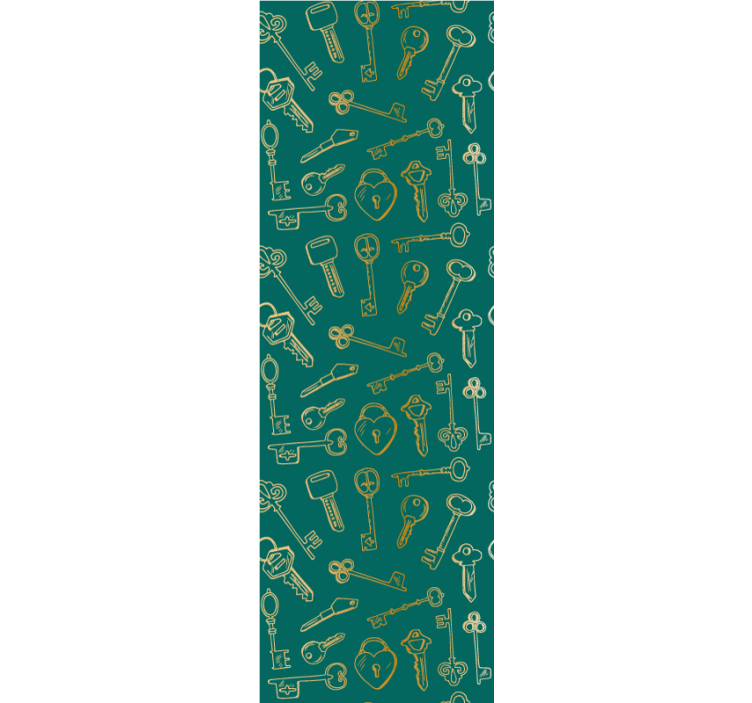 Teenage bedroom roller blind keys and locks - TenStickers