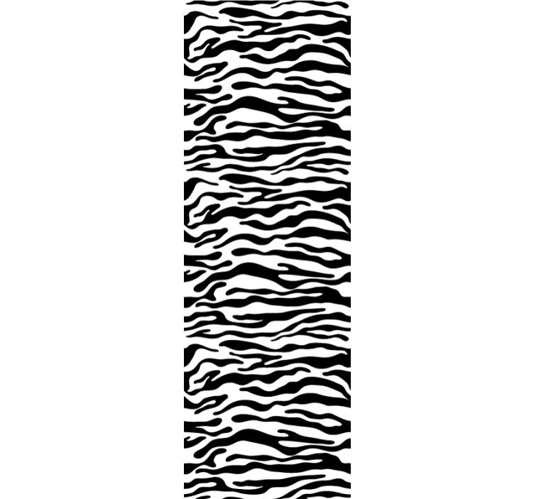 Teenage bedroom roller blind zebra print - TenStickers