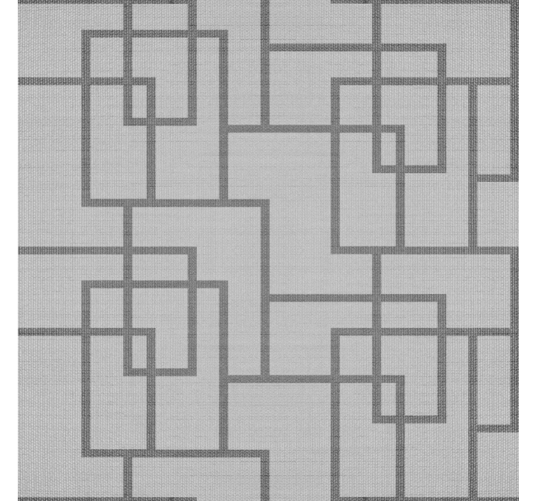 Modern roller blind in gray geometric lines - TenStickers