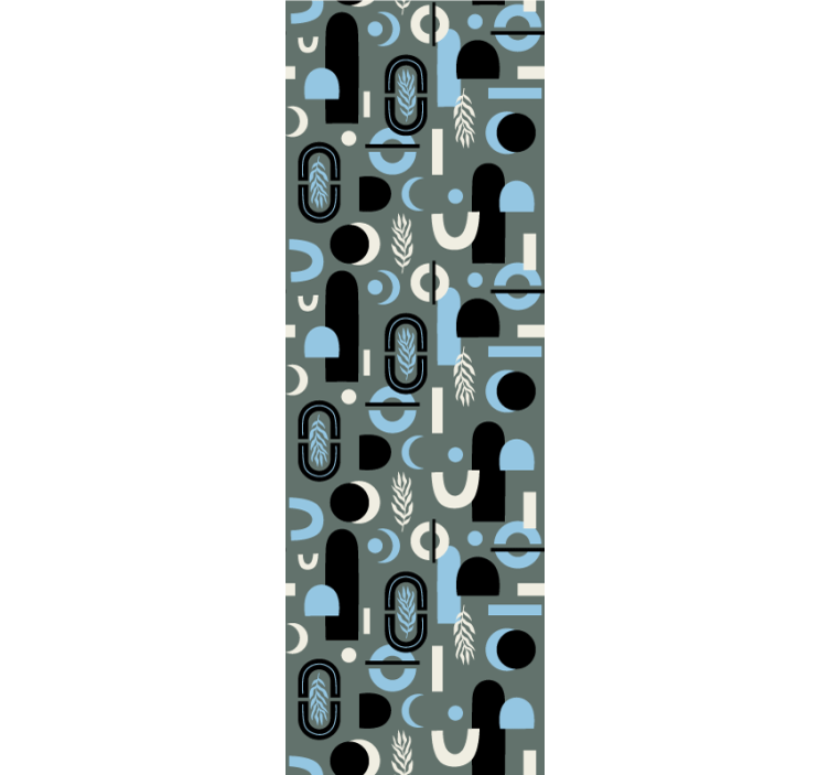 Modern roller blind geometric shapes design - TenStickers