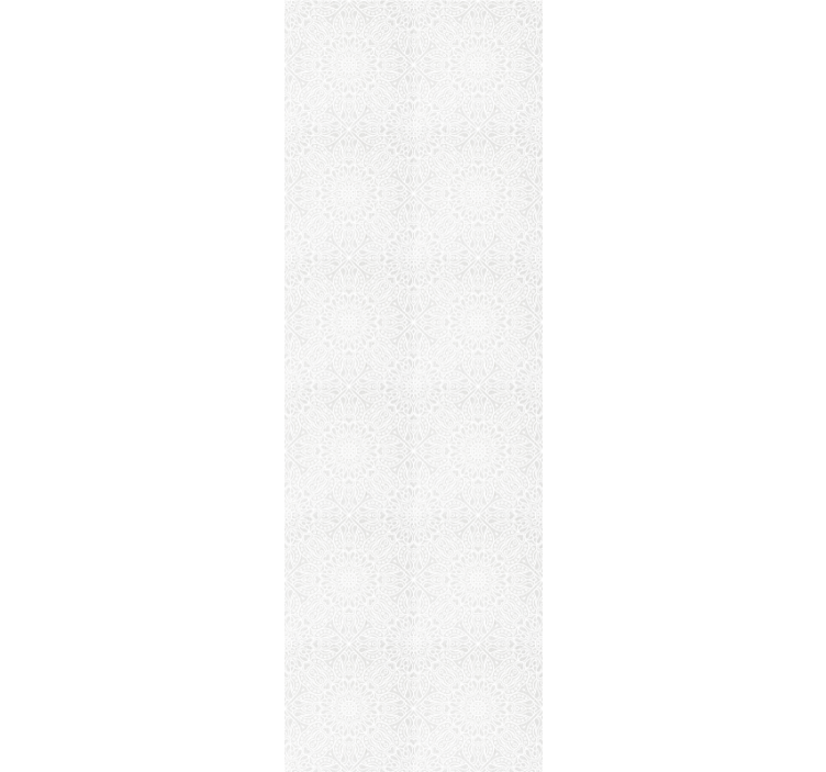 Modern roller blind with mandala flower design - TenStickers