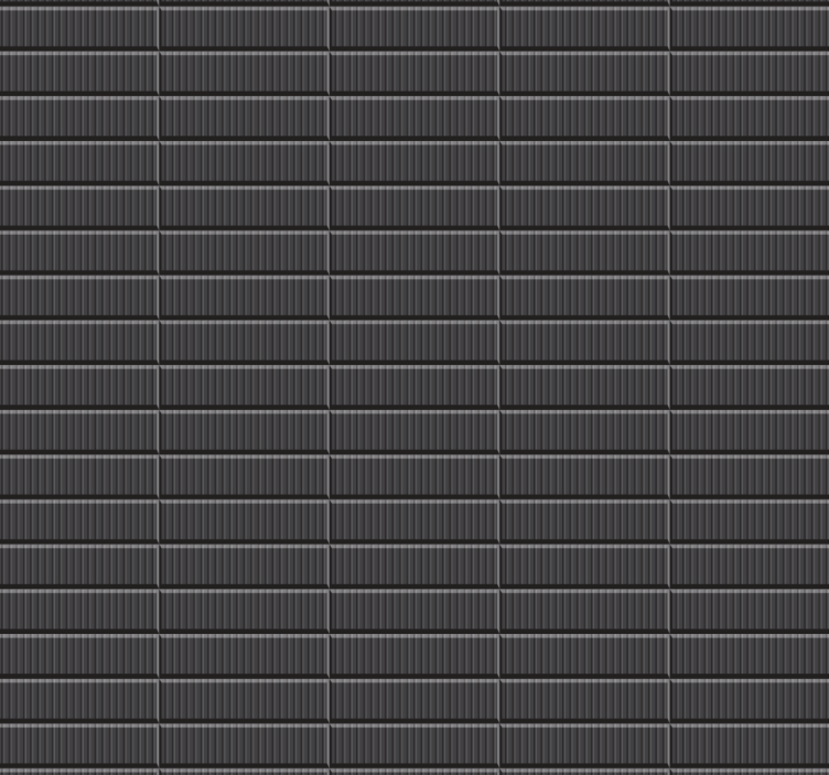 Bathroom roller blind with 3d black tile design - TenStickers