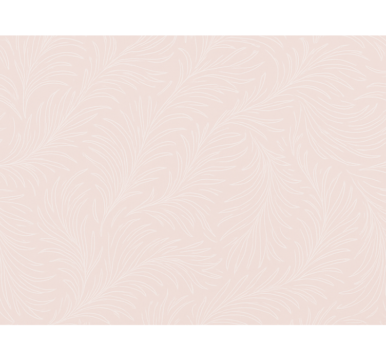 Pink roller blind soft pink botanical design - TenStickers
