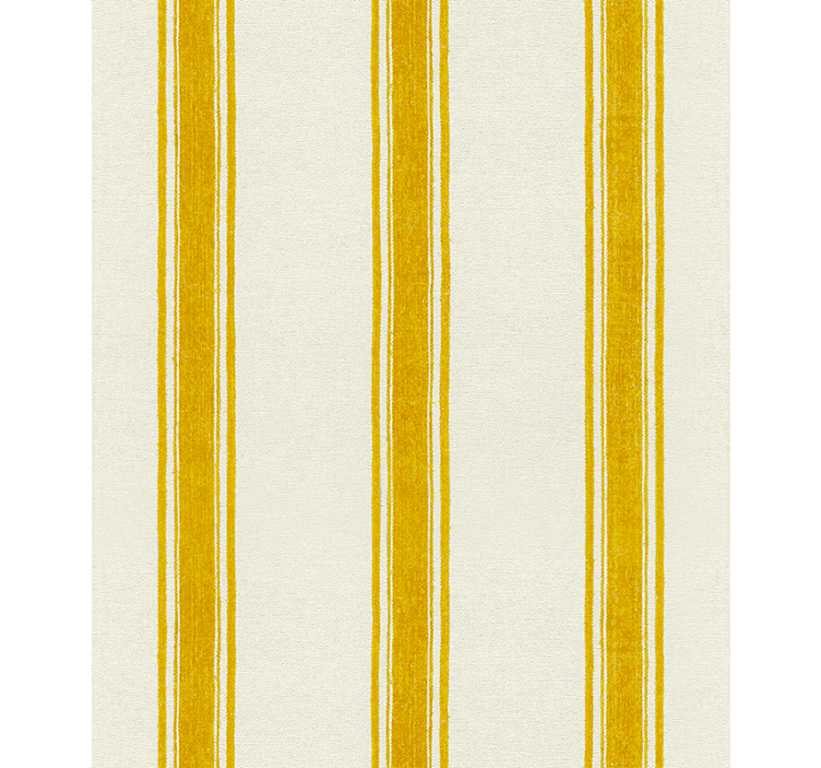 Yellow roller blind with vertical yellow lines - TenStickers