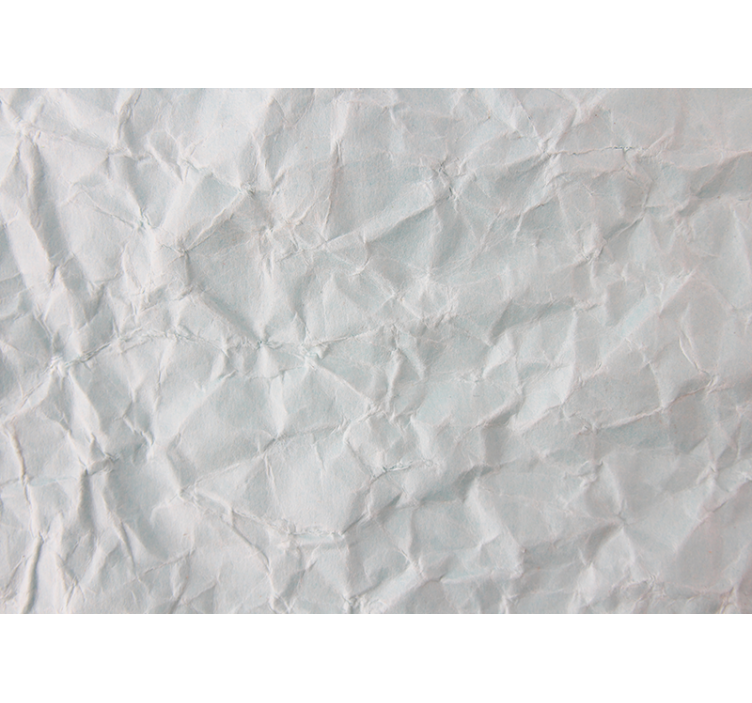White roller blind with crumpled paper texture - TenStickers