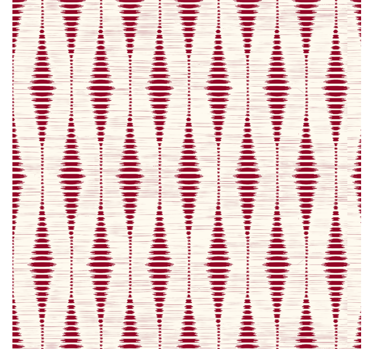 Modern roller blind in red rabaul ikat design - TenStickers