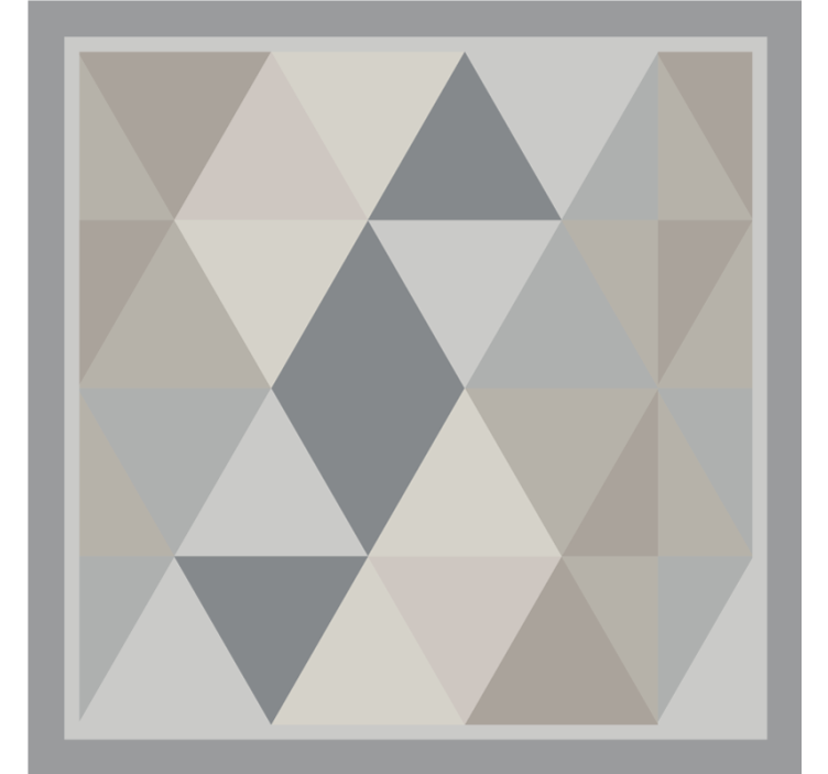 Gray roller blind with gray pantone triangles - TenStickers