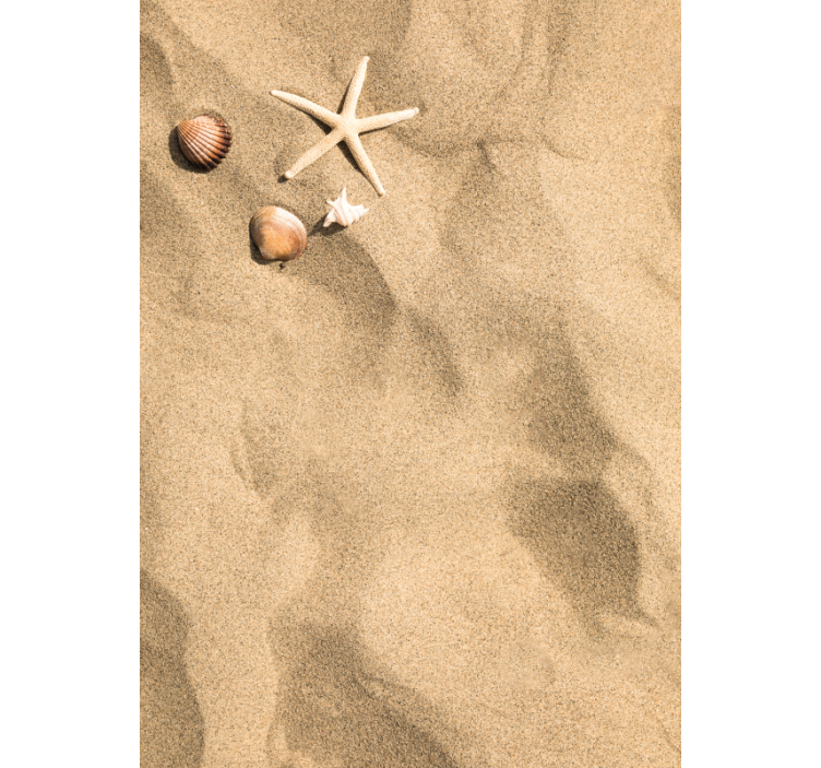 Beige roller blind for a summery feel - TenStickers