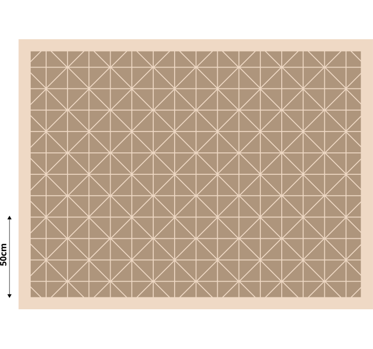 Beige roller blind with beige patterned design - TenStickers