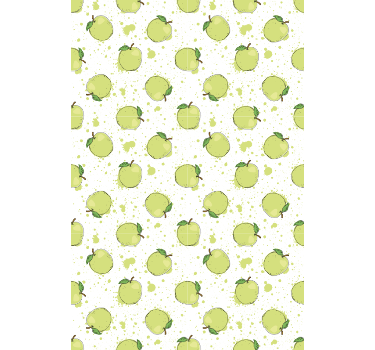 Green Apple Array fruit and vegetable roller blind - TenStickers