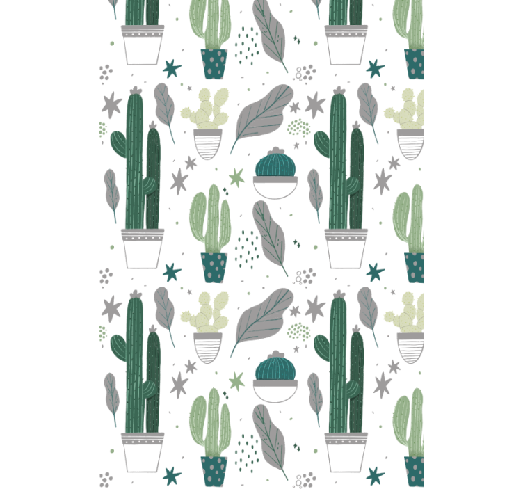 Shaded Tones cactus roller blind - TenStickers