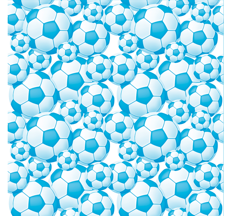 Blue ball pattern Football blind - TenStickers
