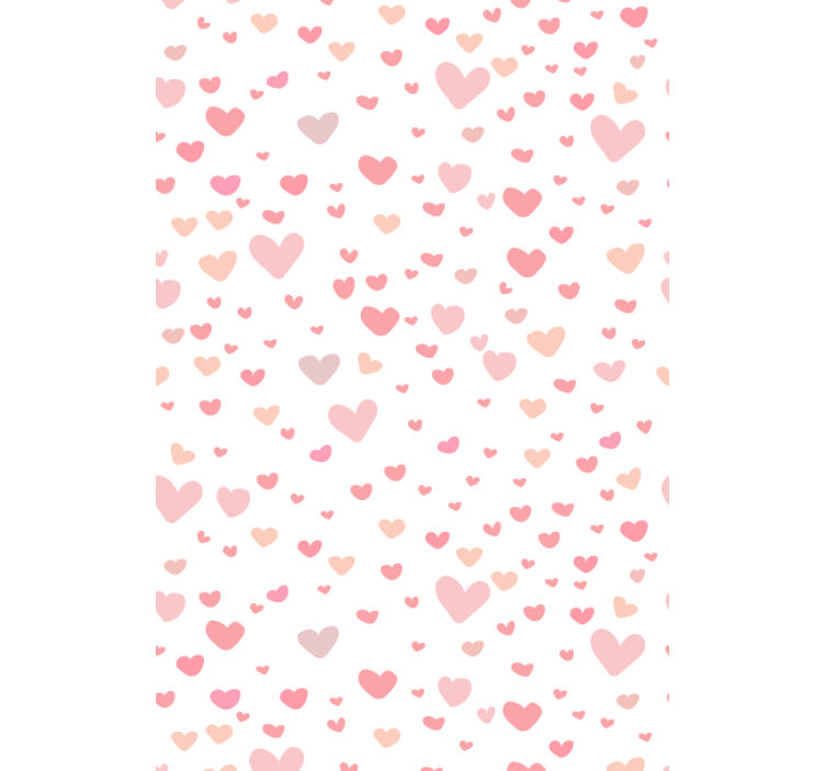 Pink hearts Romantic blind - TenStickers