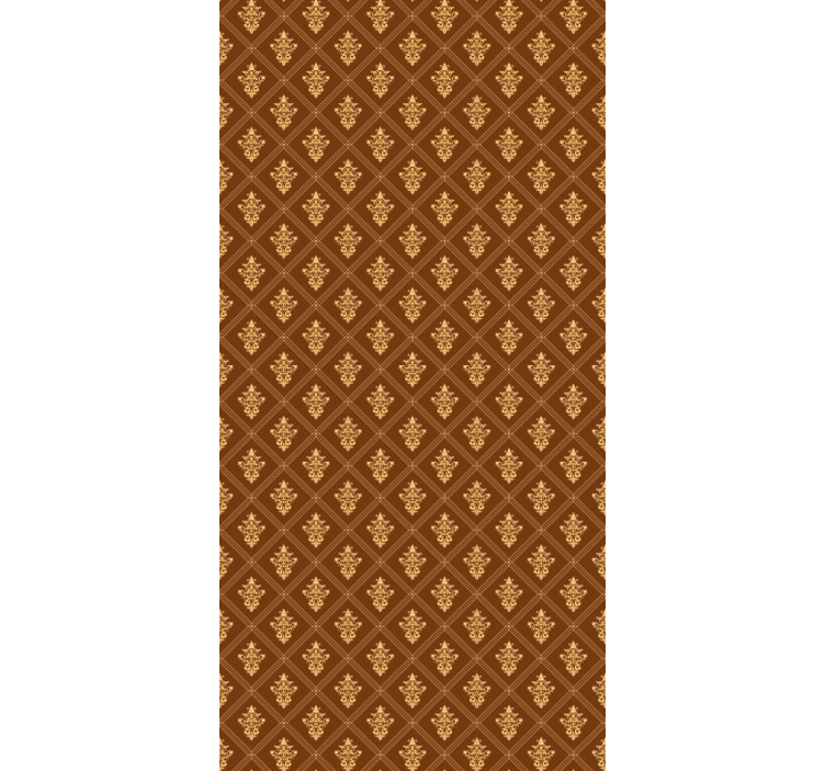 Baroque lace design Living room roller blind - TenStickers