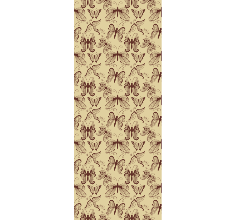 Intricate Butterfly Pattern butterfly roller blind - TenStickers