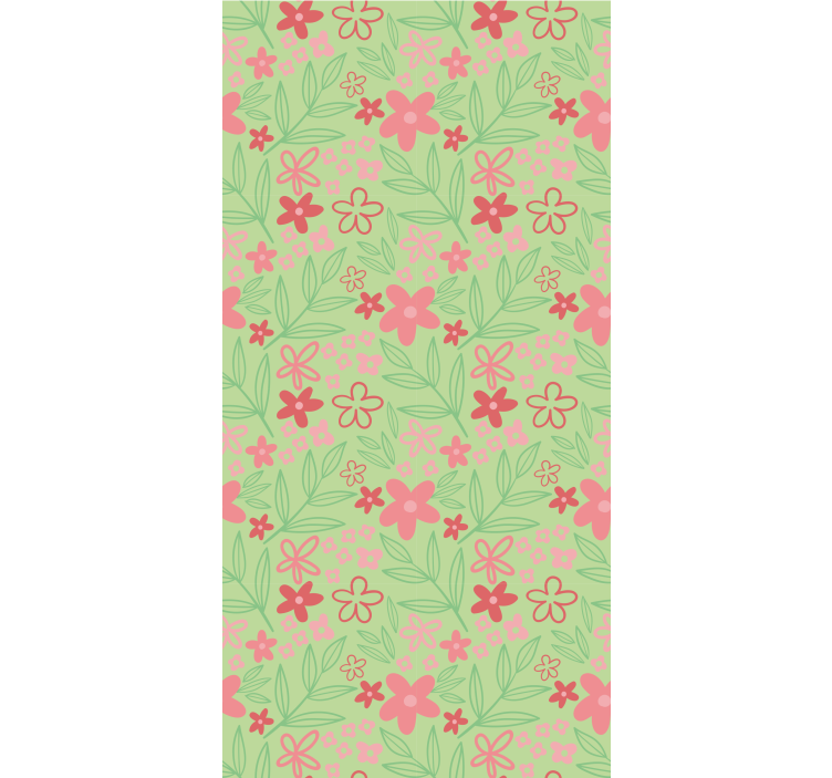 Charming Floral Theme flowers and plants roller blind - TenStickers