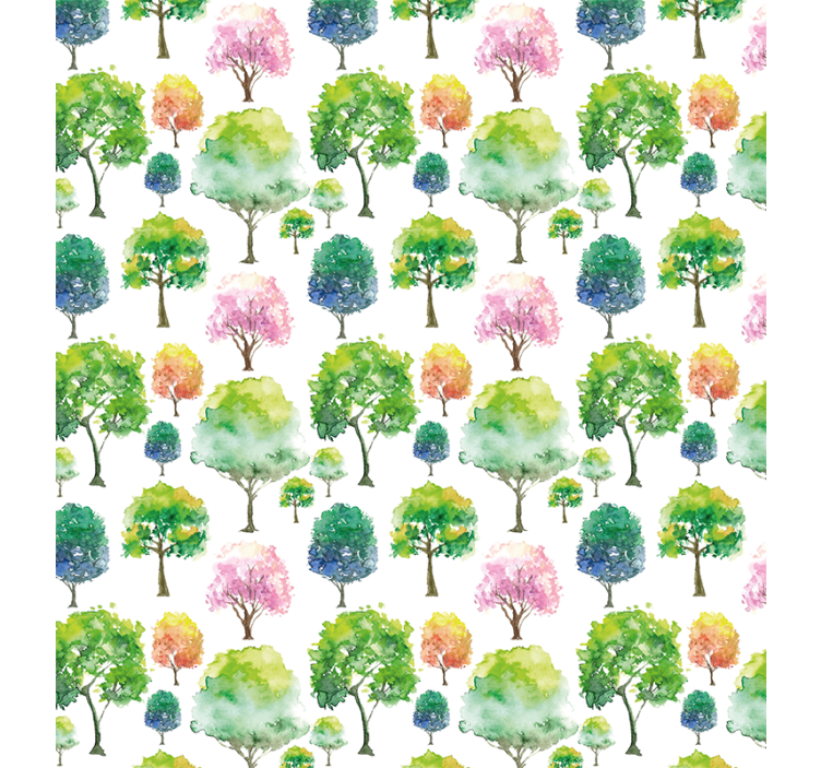 Seasonal pattern tree roller blind - TenStickers