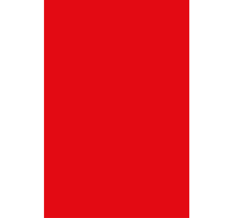 Vibrant Red Block opaque roller blind - TenStickers