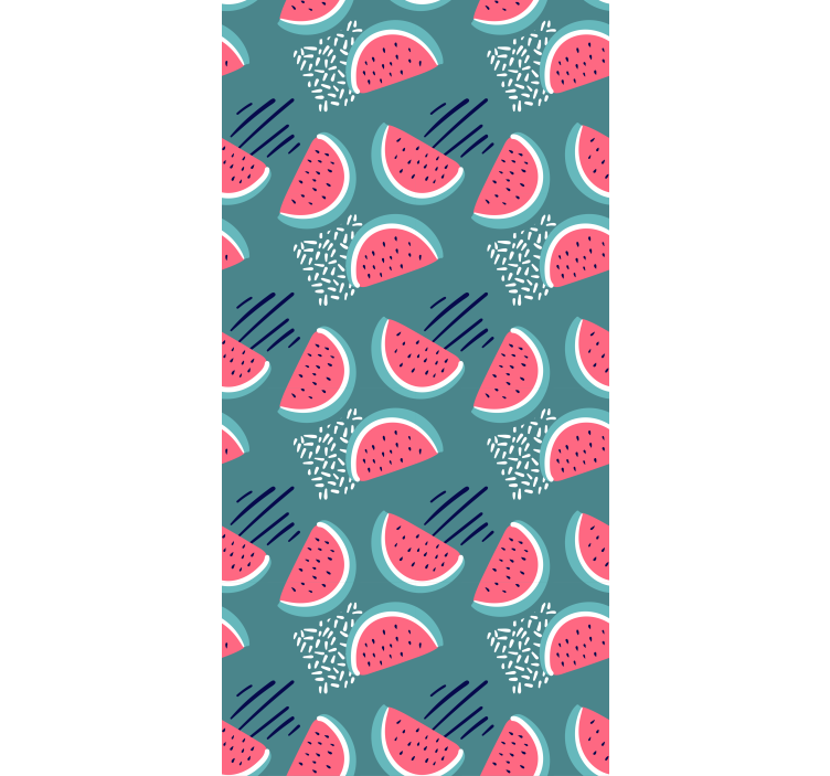Watermelon Slice Motif fruit and vegetable roller blind - TenStickers