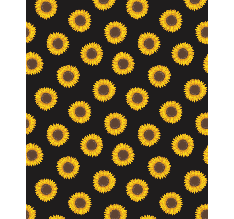 Sunflower pattern Flower blind - TenStickers