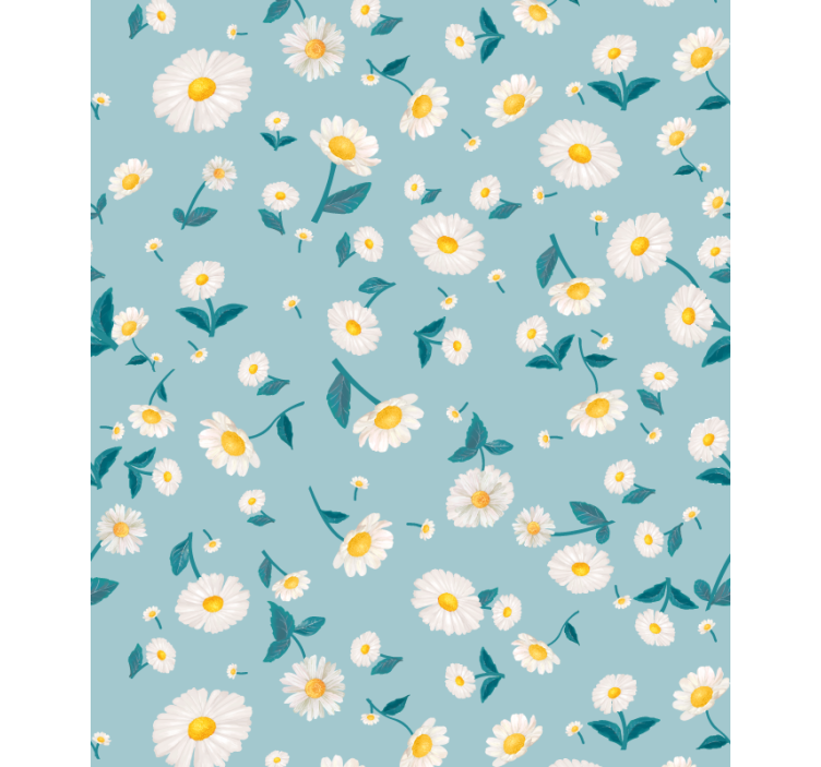 Daisy flower pattern Flower blind - TenStickers