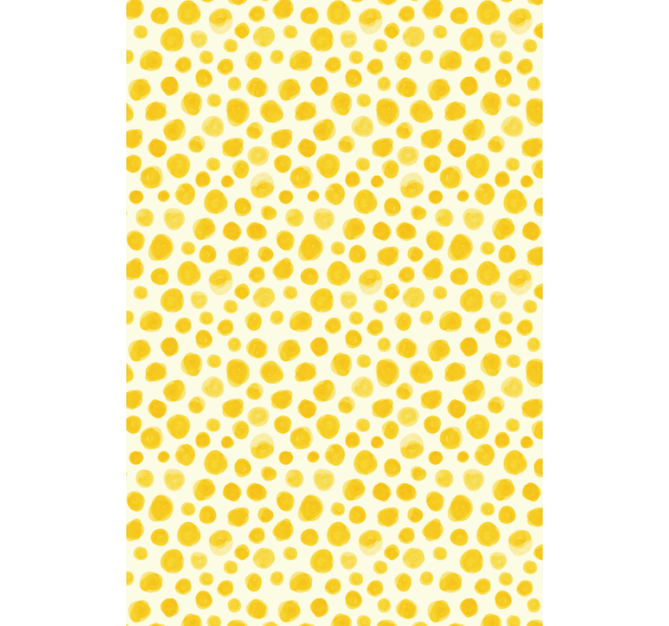 Lemon Polka Dots fruit and vegetable roller blind - TenStickers