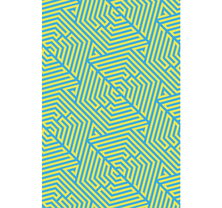 Texture and pattern roller blind geometric line design - TenStickers