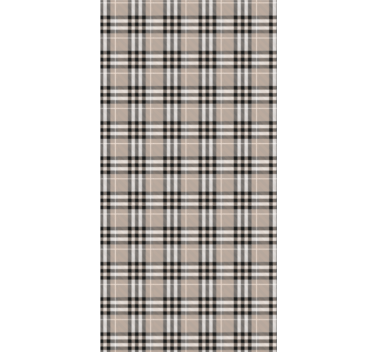 Classic checkered pattern texture and pattern roller blind - TenStickers
