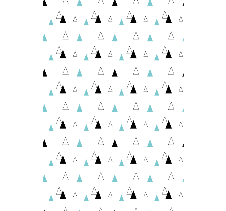 Minimalist triangle pattern scandinavian roller blind - TenStickers