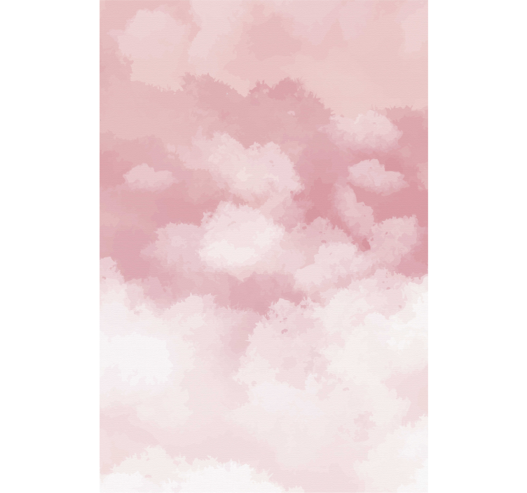 Pink realistic texture Cloud blind - TenStickers