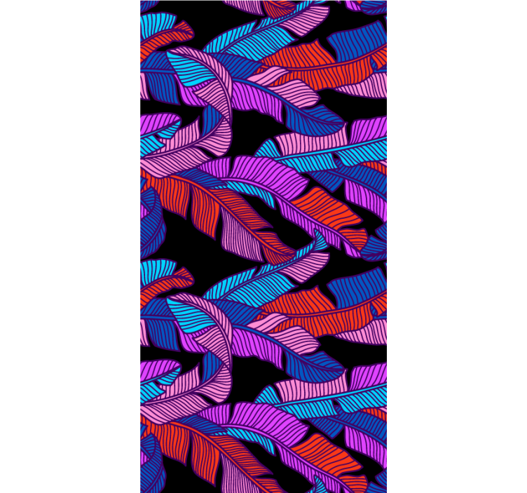 Electric plume pattern original roller blind - TenStickers