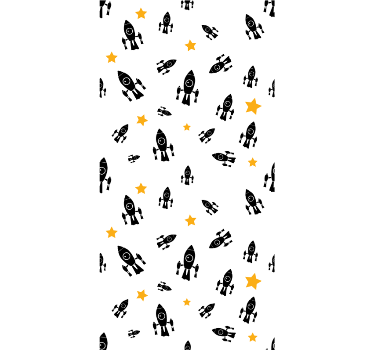 Rocket Star Adventure geek roller blind - TenStickers