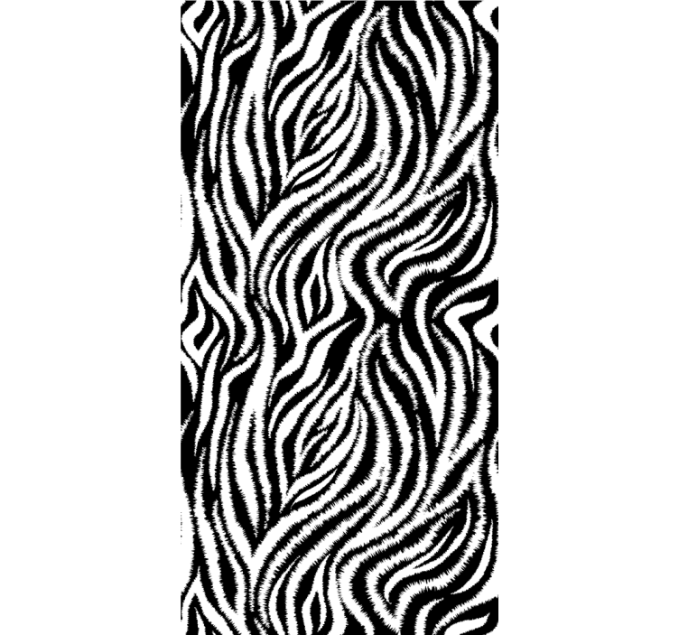 Zebra Stripe Concept animal roller blind - TenStickers