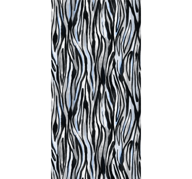 Abstract zebra stripes texture and pattern roller blind - TenStickers