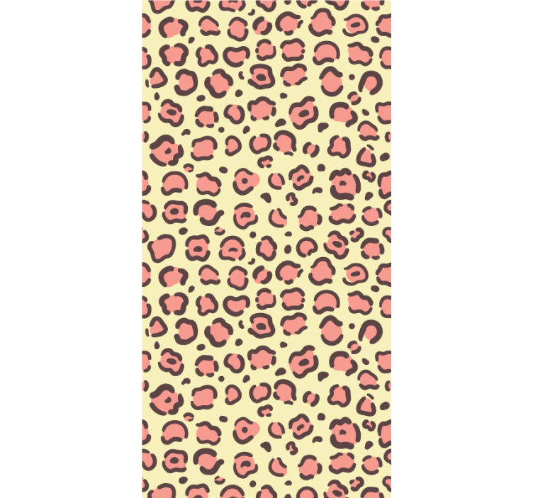 Yellow and pink leopard skin Childrens blind - TenStickers