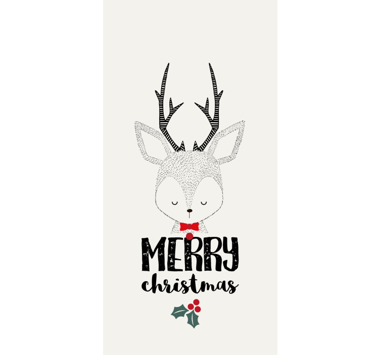 Christmas Reindeer roller blind - TenStickers