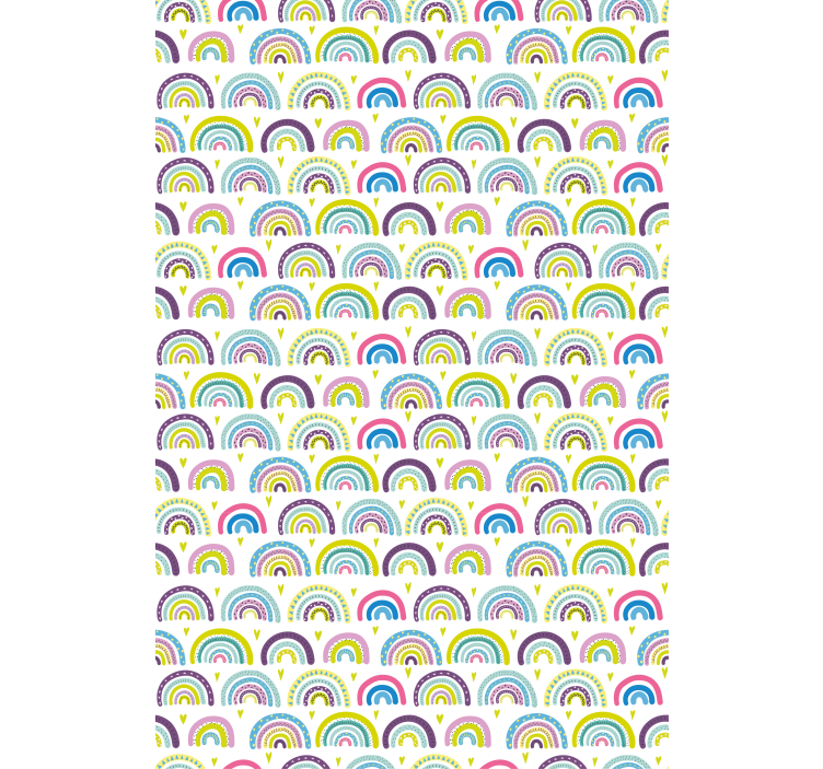 Colorful abstract rainbows pattern blind - TenStickers