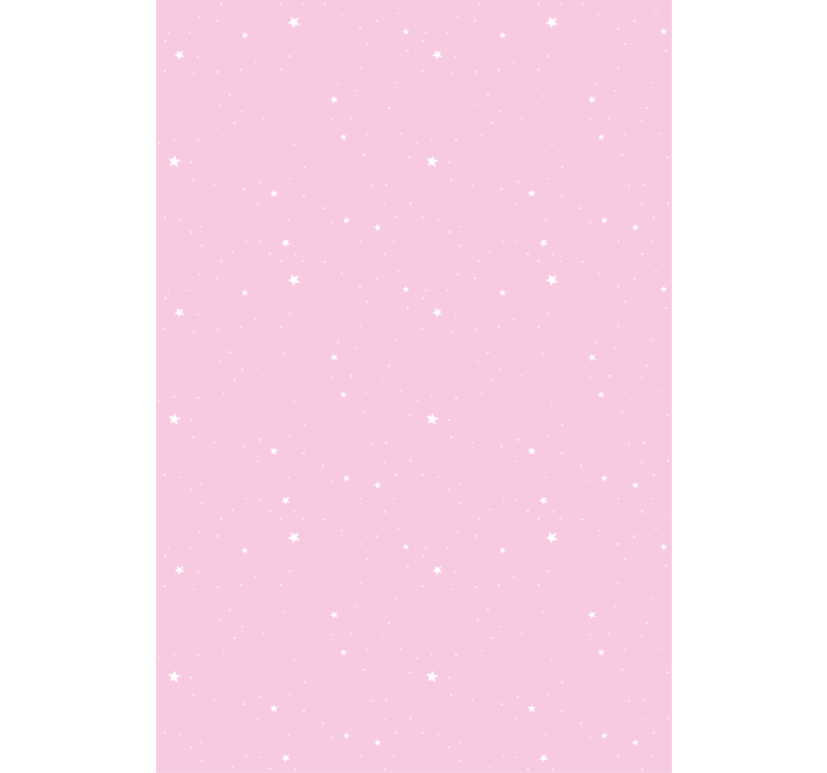 Starry pink pattern teenage bedroom roller blind - TenStickers