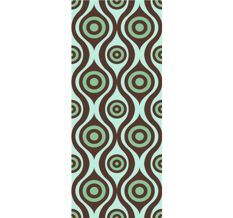 Texture and pattern roller blind concentric circles - TenStickers