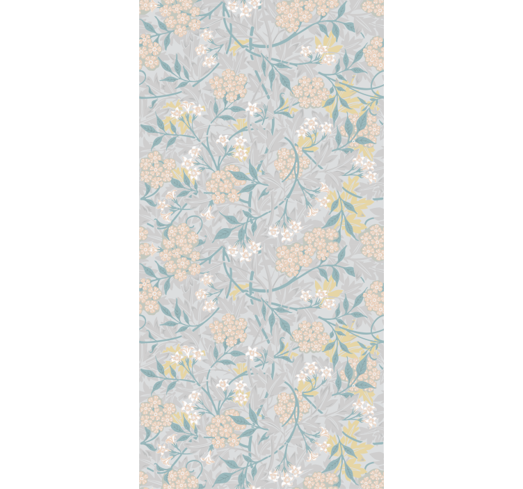 Subtle Botanical Arrangement flowers and plants roller blind - TenStickers