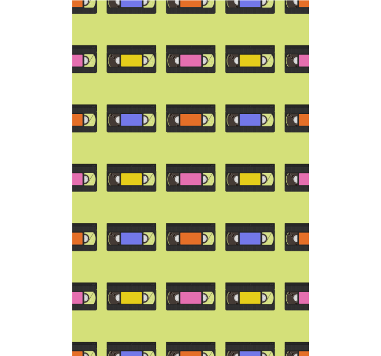 Retro Video Tapes geek roller blind - TenStickers