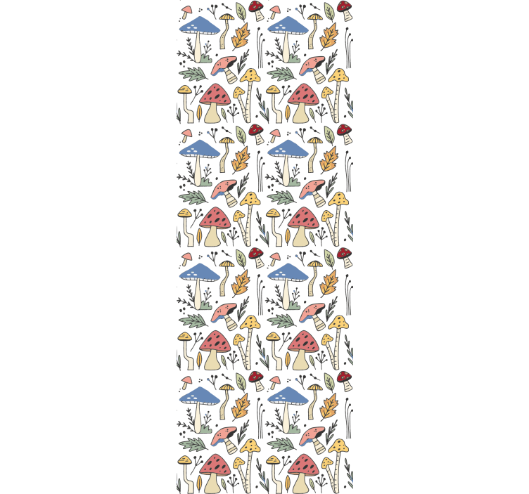 Fungi and Flora flowers and plants roller blind - TenStickers