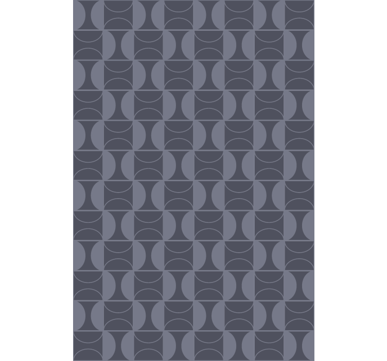 Curved grey pattern modern roller blind - TenStickers